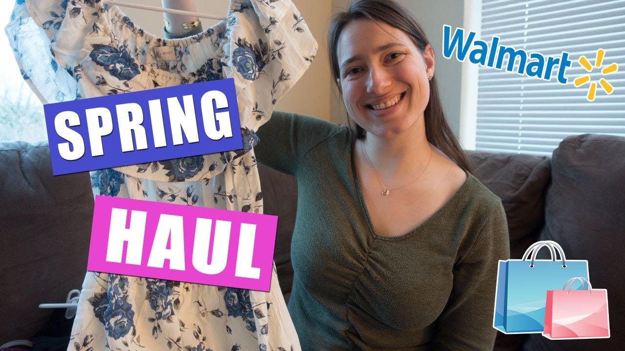SPRING 2018 HAUL!! | Cute + CHEAP clothes from Walmart!!