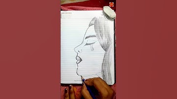 How to draw a sad girl ... Brokenheart💔  ... #shorts #art #drawing #pencilsketch #short