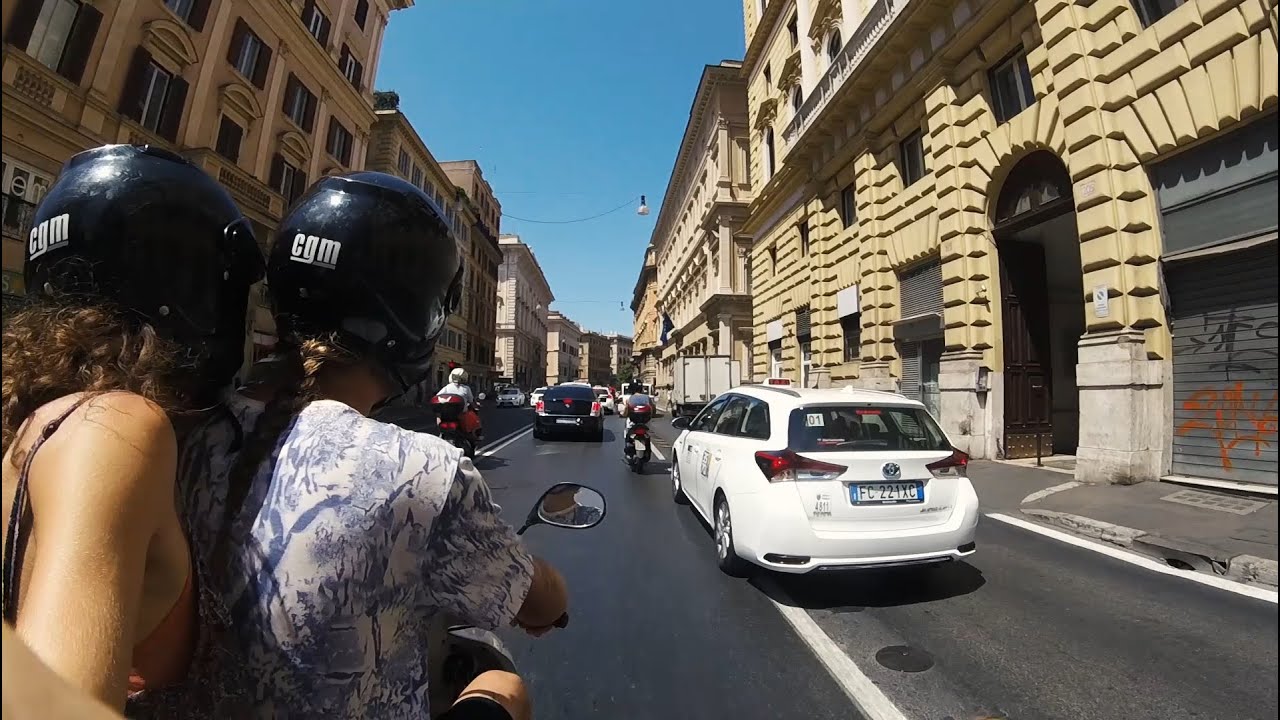 Riding mopeds in Rome | GoPro