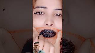 Black Net Lips Makeup