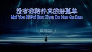 Mei You Ni Pei Ban Zhen De Hao Gu Dan ( 没有你陪伴真的好孤单 ) Male Karaoke Mandarin - No Vocal