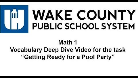 Math 1 Unit 3 Lesson 1 Vocabulary Deep Dive