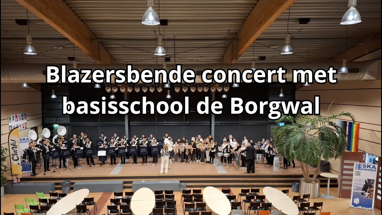 Blazersbende concert met basisschool de Borgwal 2025