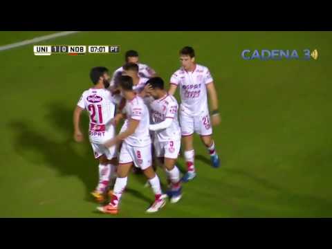 Unión 1 - 0 Newells/ Gol de Acevedo