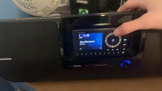 SiriusXM bandscan on my SiriusXM boombox in paradise Newfoundland