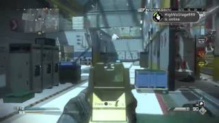 Famous COD  Ghosts  SOLO  GOLD AK 12   DOUBLE KEM STRIKE   on SOVEREIGN!   Call of Duty Ghost Gameplay Net Worth