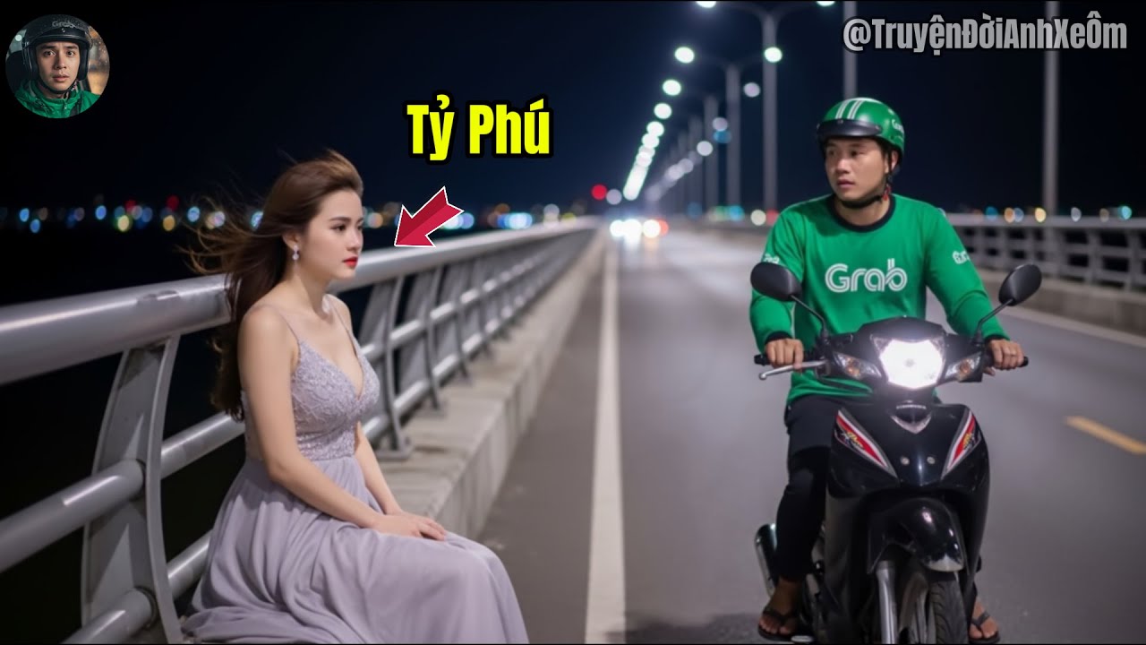 Cô Gái Bị Bỏ Lại Giữa Đêm, Anh Xe Ôm Đưa Về – Nửa Đêm Cô Làm Việc Khiến Anh Không Tin Nổi Mắt Mình