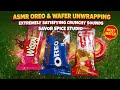 2 Min Relaxing 😴 |ASMR Chocolate Unwrapping | Freeze chocolate crack sound ❄️| #asmr​ #satisfying​