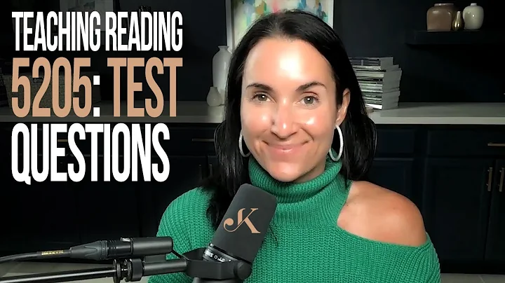 Teaching Reading 5205 Practice Test Questions | Kathleen Jasper
