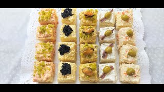 CANAPÉS FÁCILES PARA FIESTAS