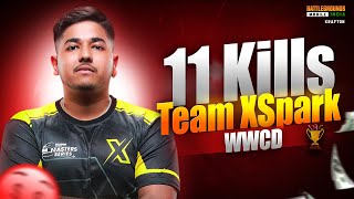 11kill chicken dinner with Team XSpark | ft. TX SARANG