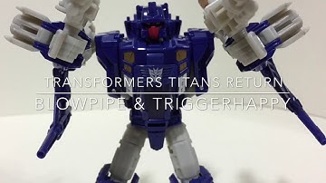 Transformers Titans Return Decepticon Trigger Happy review!