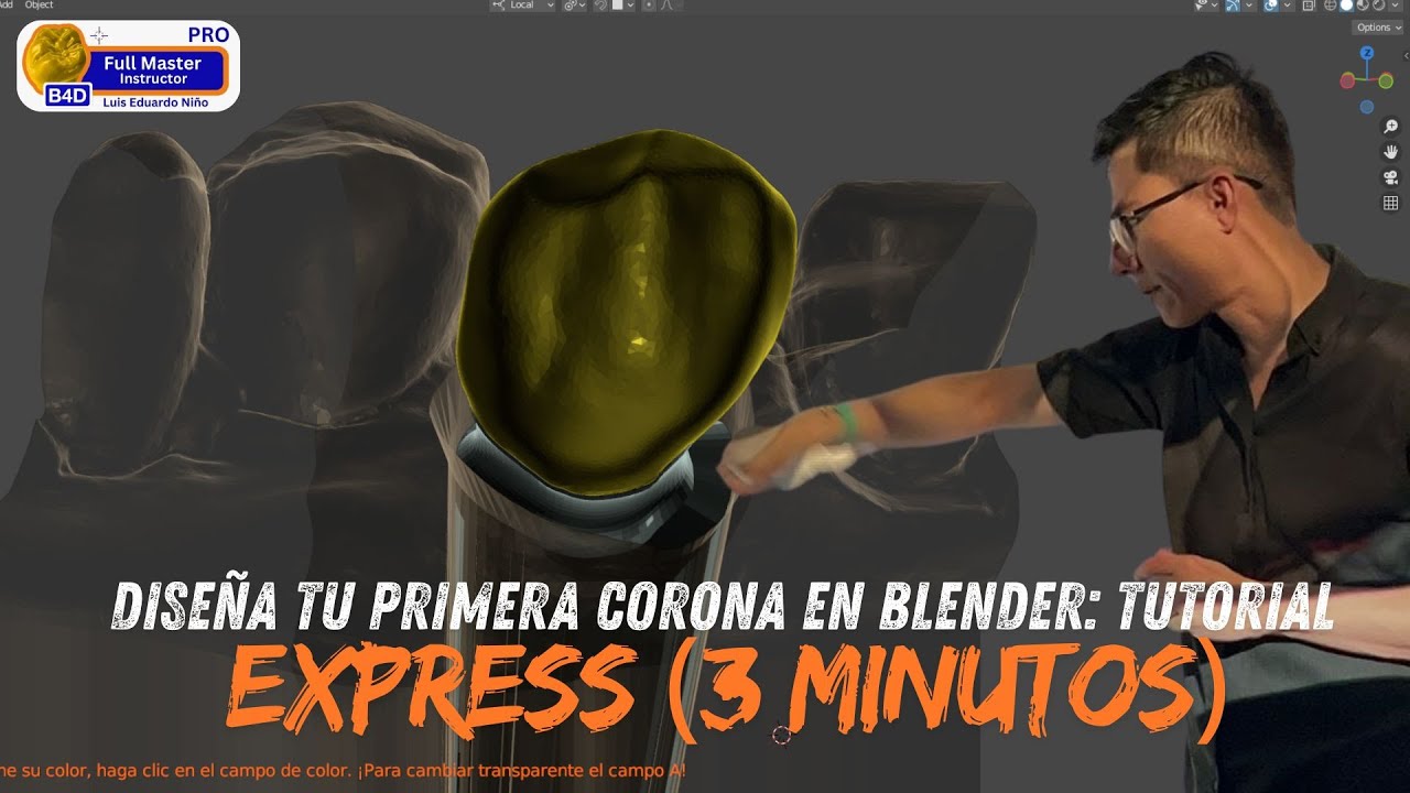 ¡Corona Perfecta en Blender! Guía Rápida de Principiante a Experto