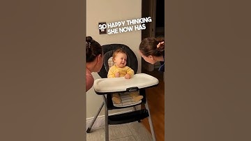 Baby sees her mom’s twin for the first time ❤️