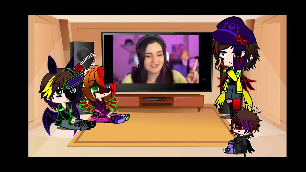 Aftons react to LaurenZside (KinitoPET) [New AU]