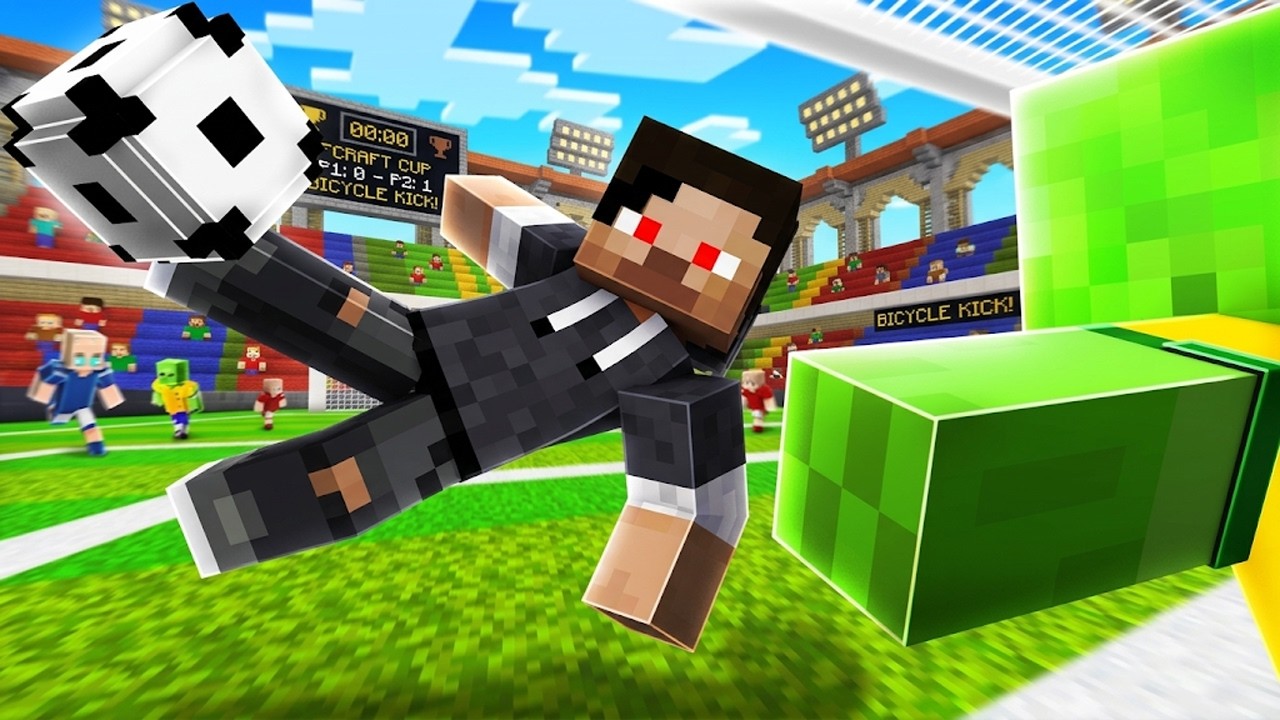 Focista Lettem a Minecraftban ⚽