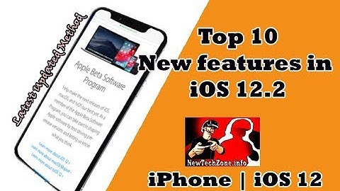 iOS 12.2 New Features for iPhone and iPad