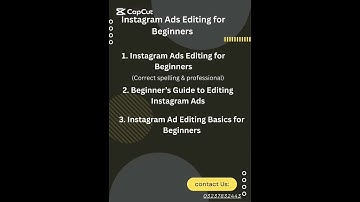 Instagram Ads Editing for Beginners | Step-by-Step Tutorial (Easy Guide)