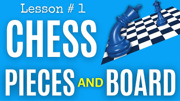 Chess Lesson # 1: The Chess pieces and the board | How to play Chess the right way