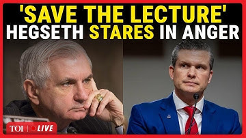 US Senate LIVE: ‘Save The Lecture’: Pete Hegseth Explodes, Turns Off Mic During Fiery Testimony