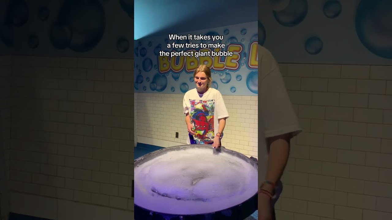 Practice makes perfect in the Bubble Lab! 