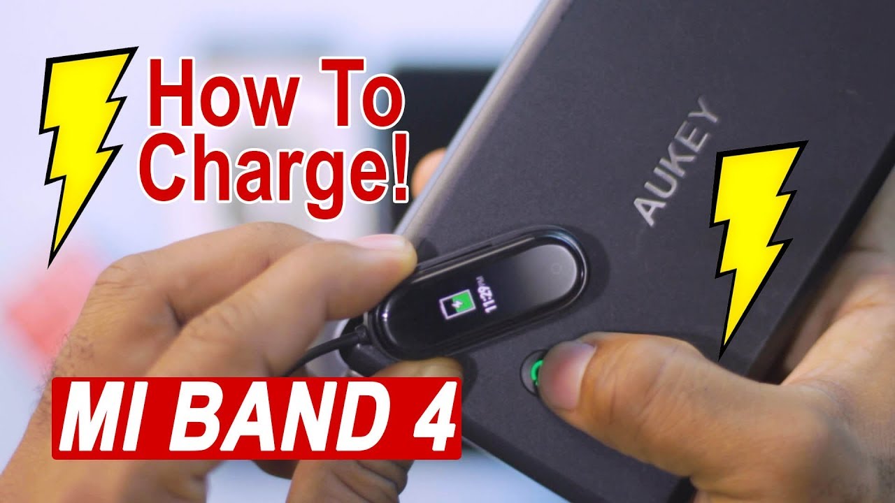 How To Charge the Xiaomi Mi Band 4 