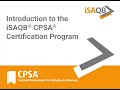 Introduction to the isaqb cpsa certification program for individuals