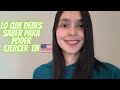 Pasos para poder ejercer tu carrera en Estados Unidos