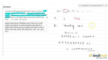 "Consider the following statements about natural numbers:There exists a