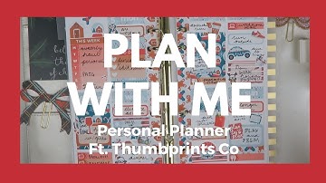 PLAN WITH ME // Personal Planner ft. Thumbprints Co!