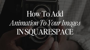 How To Add Animation To Your Images In Squarespace - The Blog Social