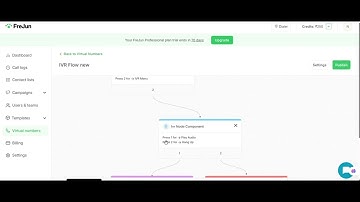 How to delete a Keypress or Node component in the IVR Flow?