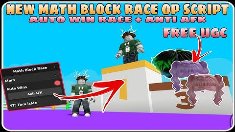 [OP] New Math Block Race Script | Auto Win Race + Anti AFK | Roblox Scripts | Mobile/PC | Delta X