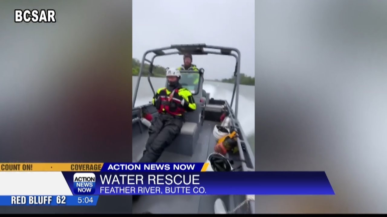 Crews rescue man after his boat capsized on Feather River Saturday ...