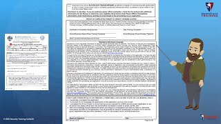 Completing and Submitting the California Unarmed Guard Card Application