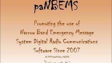 Amateur Radio with NBEMS - Getting started with Emergency Communications