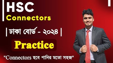 HSC Sentence Connectors || Dhaka Board - 2024 || ঢাকা বোর্ড - ২০২৪ || Mr. HSC English