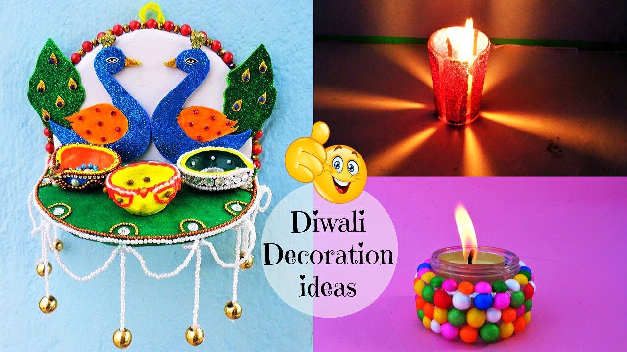 Easy Diwali Decoration ideas | Best out of waste - YouTube