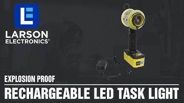 Explosion Proof Rechargeable LED Task Light - Spot/Flood Combo - 8hr. Runtime - Class I, Div. I