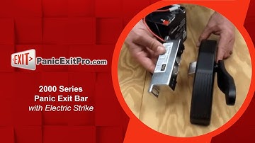 How To Use 2000 Series Panic Bar with Electric Strike