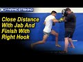 How to close the distance with the jab and finish with a right hook by alexsandro pereira