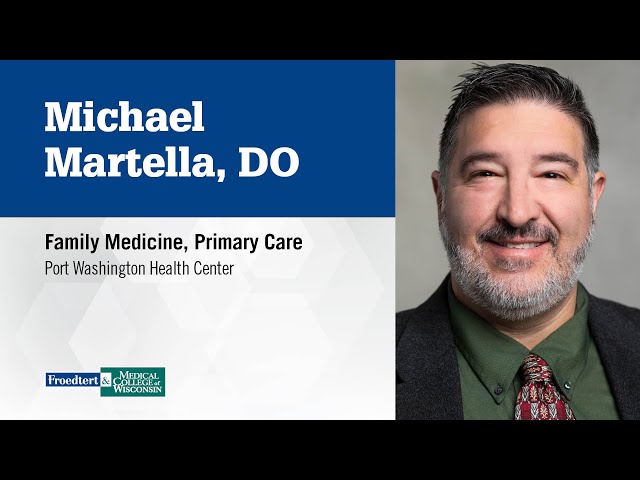 Watch Dr. Michael Martella,  family medicine on YouTube.