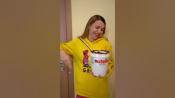 Nutella Chocolate Bucket Dipping - Mini - Middle and Big