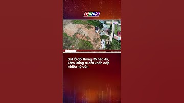 Sạt lở đồi thông 35 héc-ta, Lâm Đồng di dời khẩn cấp nhiều hộ dân #shorts #short #thvl