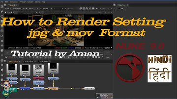 How to render Setting jpg and mov format in NUKE 9 Tutorial | How to render in Nuke using Write Node
