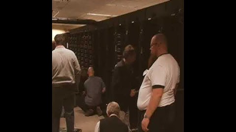 Purdue supercomputer unboxed and built by lunchtime