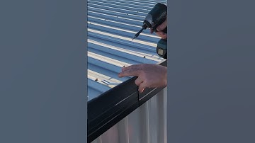 How to install a universal gutter bracket - Trimdek Metal Roof #roofing #gutter #installation  #diy