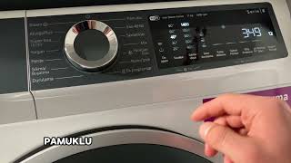 Bosch WGK264Z0TR Çamaşır Makinesi Kullanımı | Programlar, Tuşlar ve İpuçları
