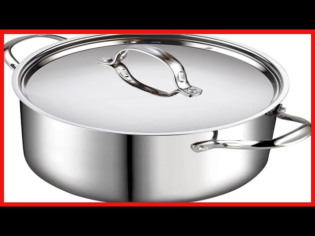 Cooks Standard 18/10 Stainless Steel Stockpot 12-Quart, Classic Deep  Cooking Pot Canning Cookware with Stainless Steel Lid, Silver