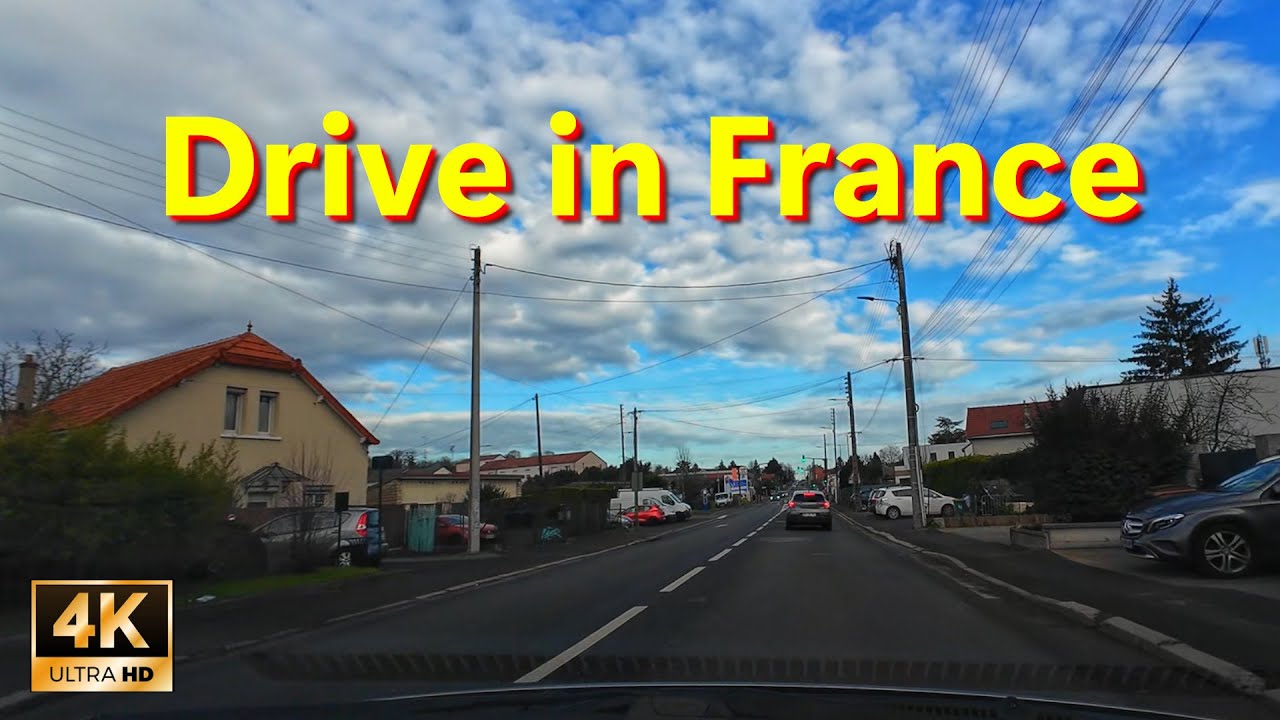 Drive In France - Herblay Sur Seine - FRANCE ROADS - 4K60FPS